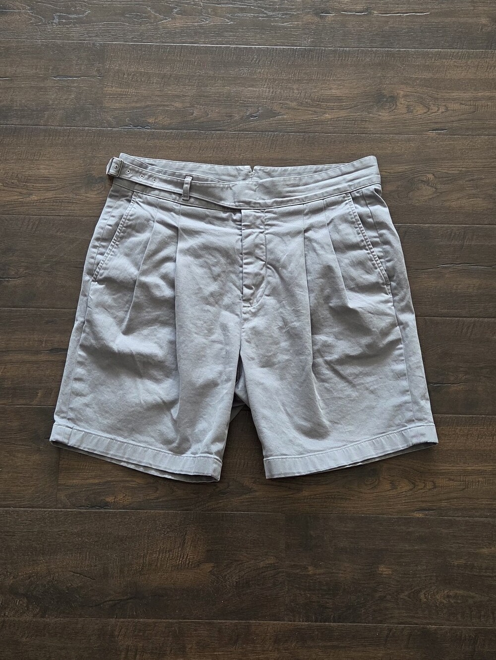 Bonobos Light Gray 7" Gurkha Shorts
